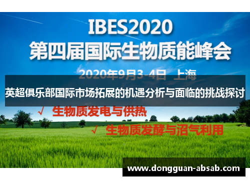 英超俱乐部国际市场拓展的机遇分析与面临的挑战探讨 英超俱乐部国际市场拓展的机遇分析与面临的挑战探讨